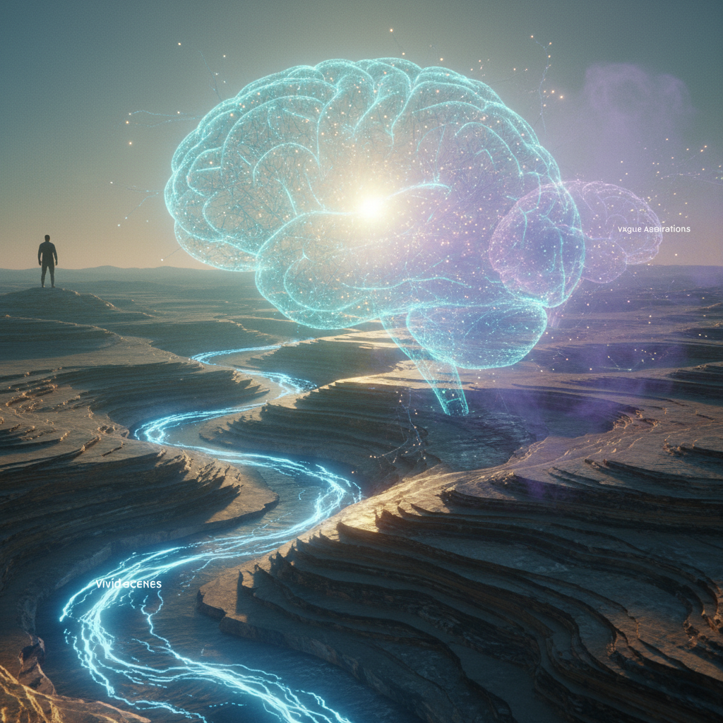 The Brain's Blueprint: Why Vivid Scenes Outperform Vague Aspirations